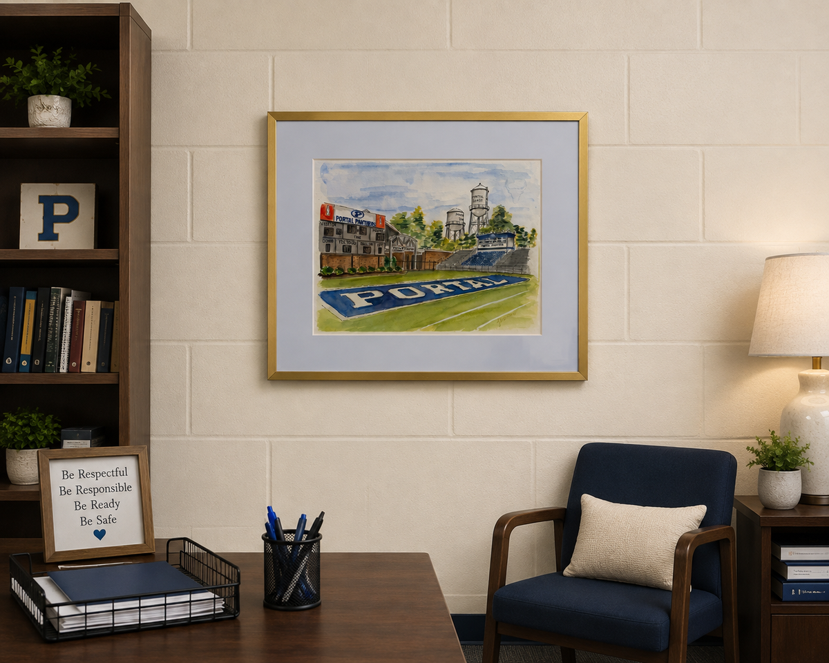 In Memory of Kevin Spence – Portal Football Stadium Print (Pre-Order)