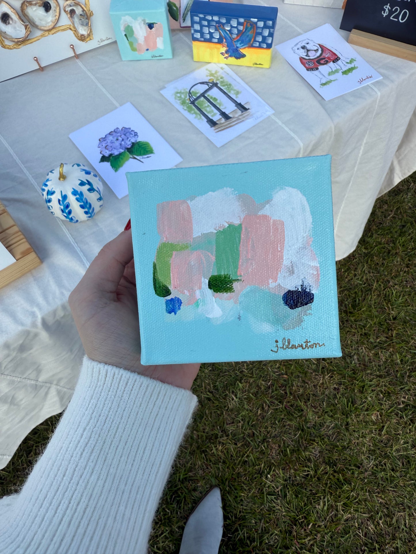 In The Blue #1 - Original Abstract Acrylic on Canvas