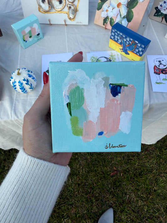 In The Blue #2 - Original Abstract Acrylic on Canvas