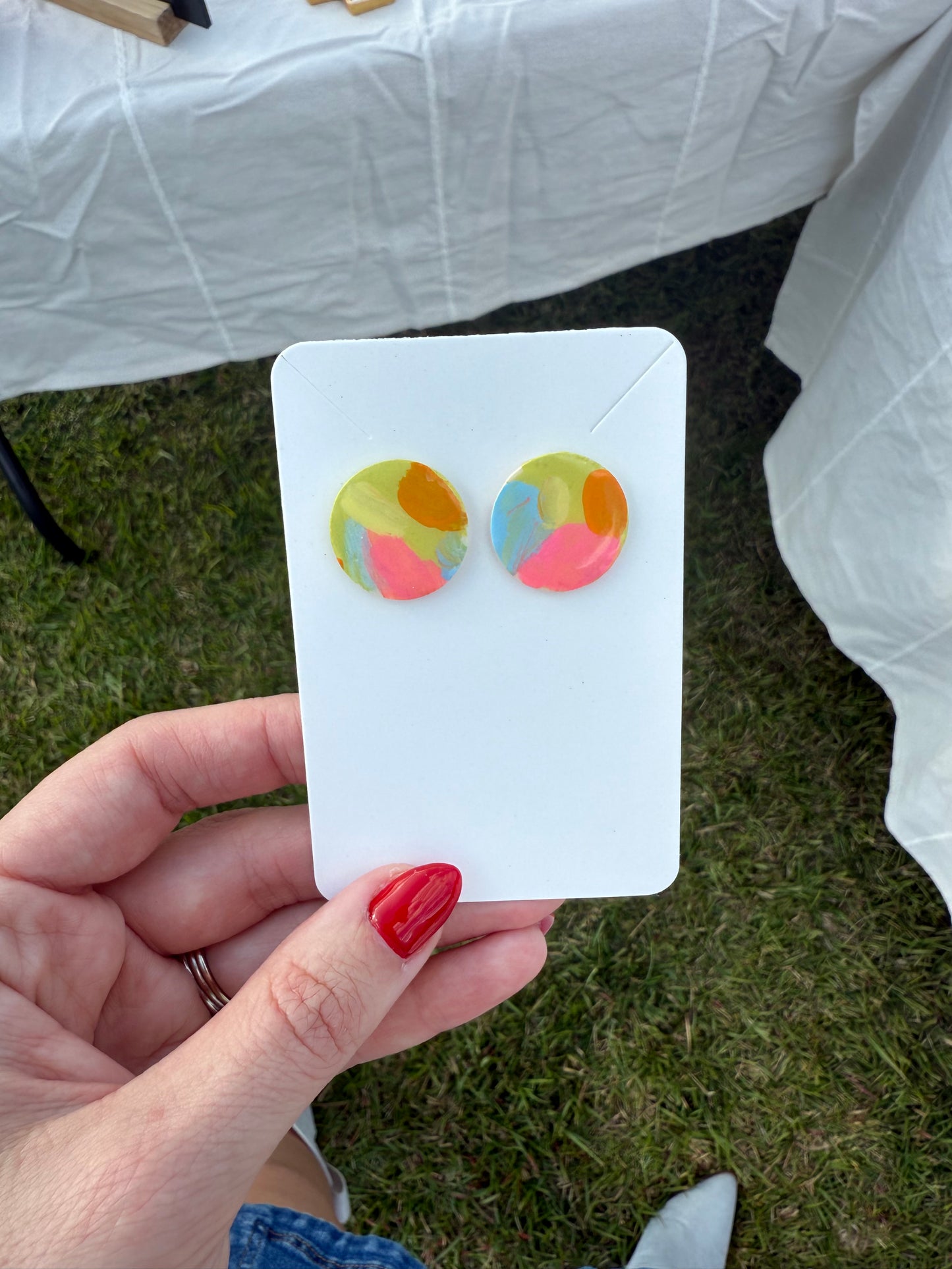 Hand Painted Earrings #2