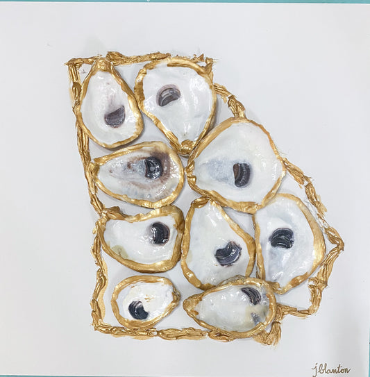 Georgia Oyster 12x12 Gesso Board