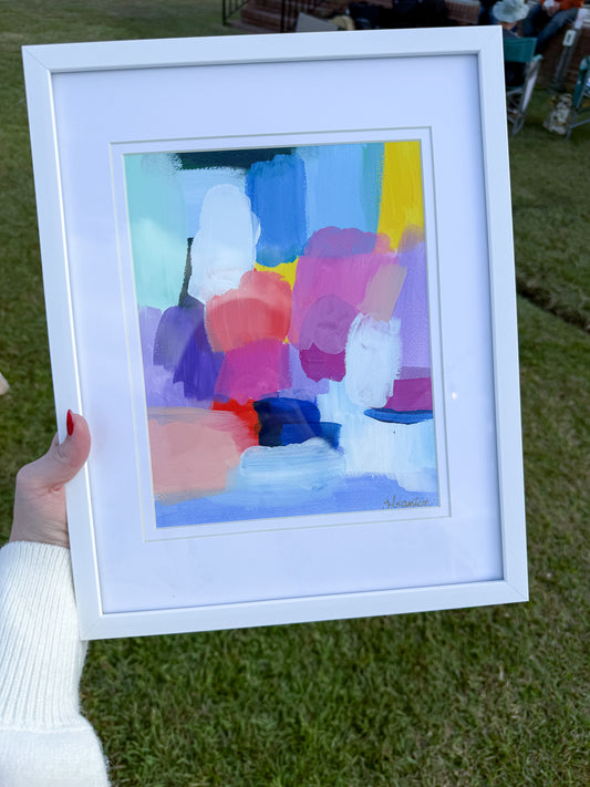 Gathered in Light - Original Abstract Acrylic Painting